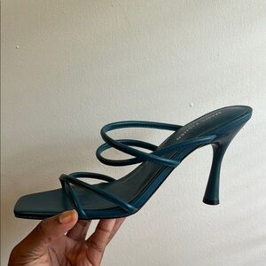 Marc Fisher Women's Blue Strappy Sandals